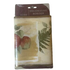 2 Pks Home Trends Decorative Border "Botanical" 15 Feet - Sealed
